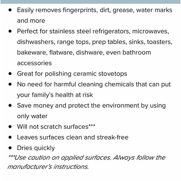 Norwex Stainless Steel Cloth Snowflake Limited Edition NWOT - Picture 8 of 11